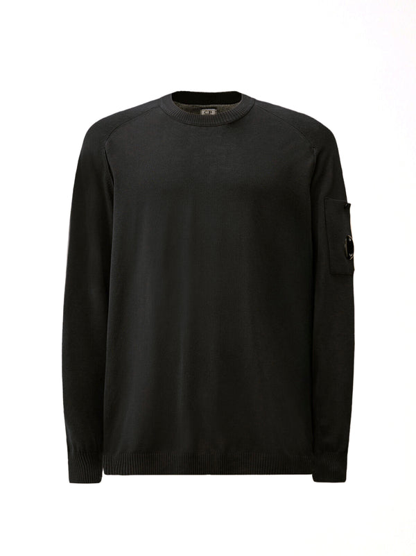 Knitwear - Crew Neck di CP COMPANY - uomo nero