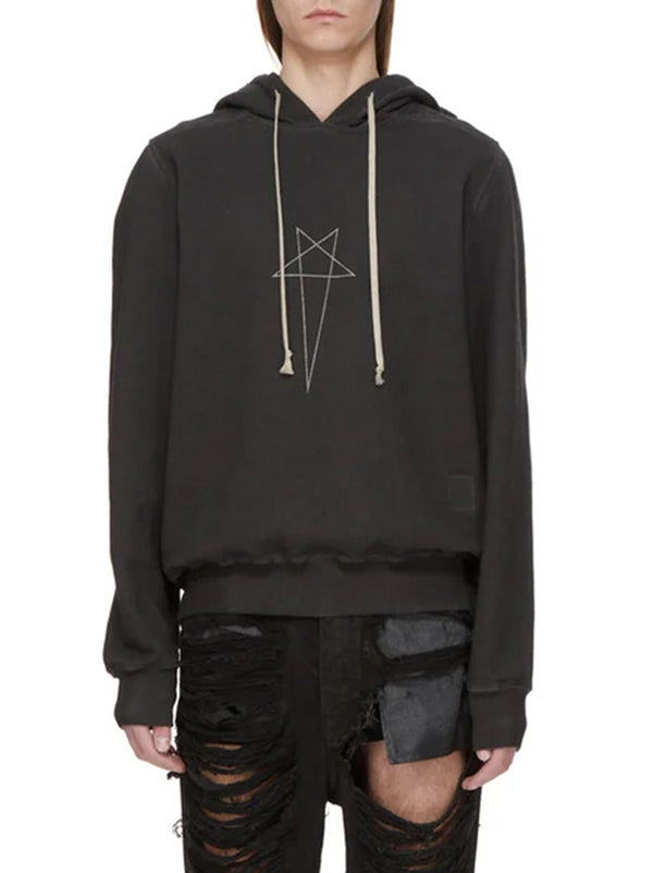 Drkshdw Oversized Hoodie Faded Black