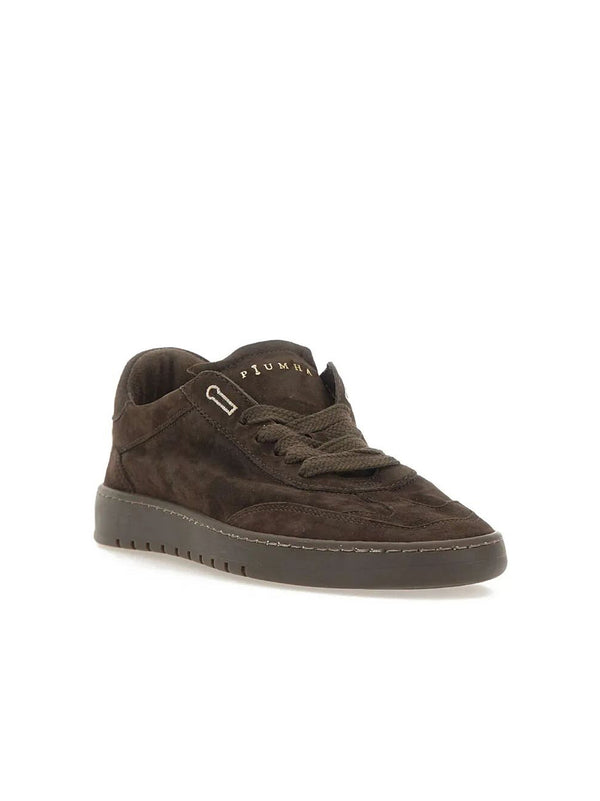 Piumha Studio Sneakers In Pelle Scamosciata Marrone-2