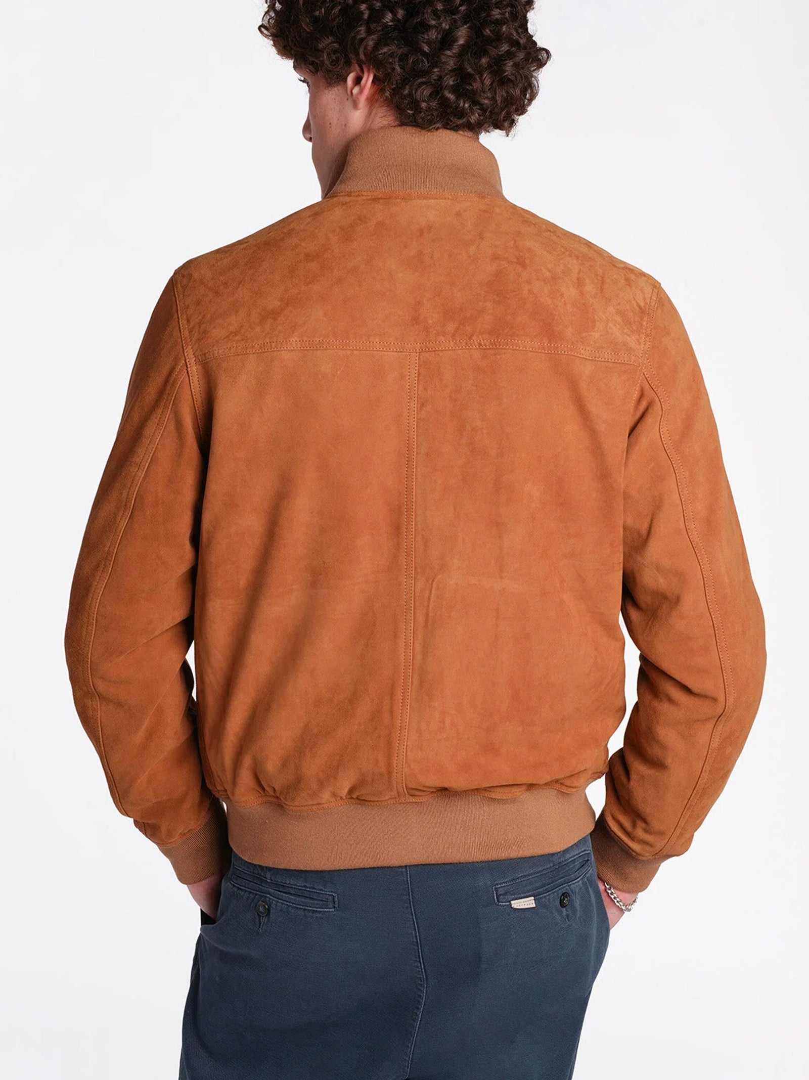 Baracuta Suede Blouson Tobacco-3