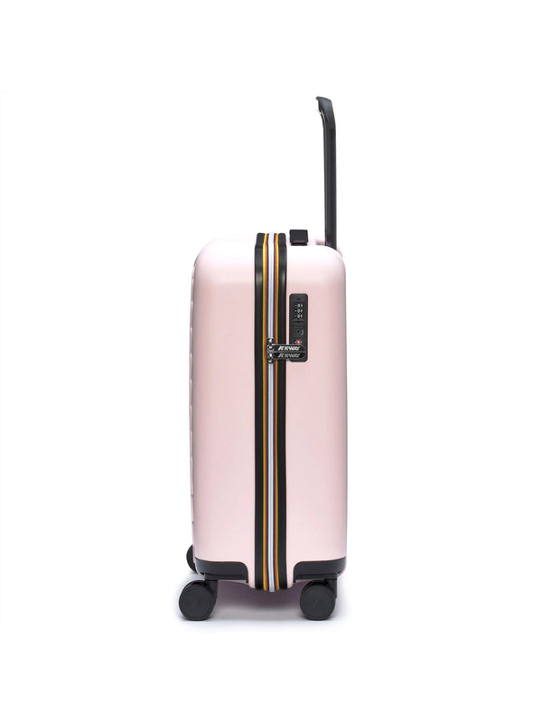 K-Way Trolley Eudoxie Logo Rosa-2