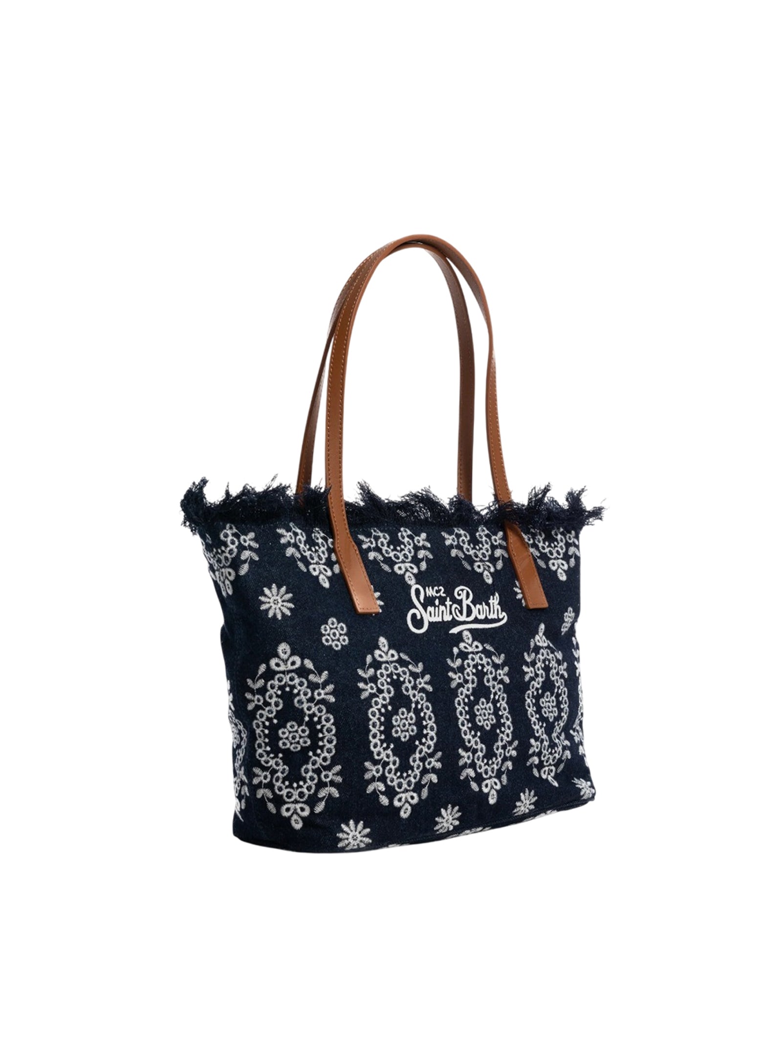 Saint Barth City Bag Mid Sangallo Blu-3