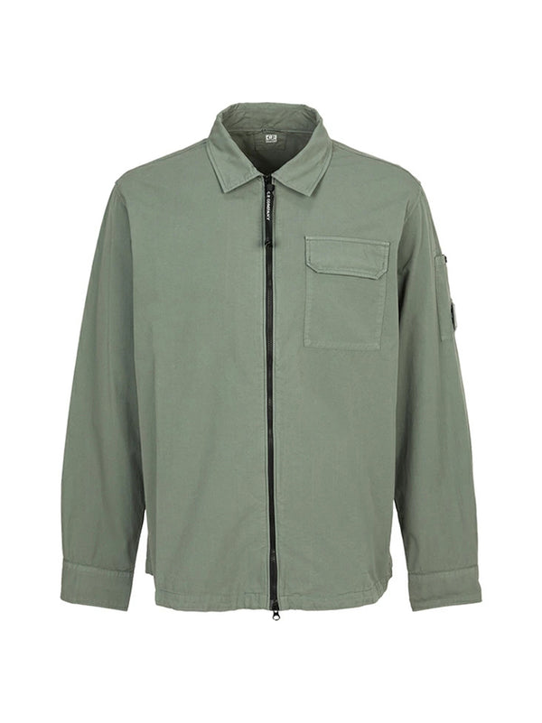 Overshirt In Gabardine Di Cotone Organico