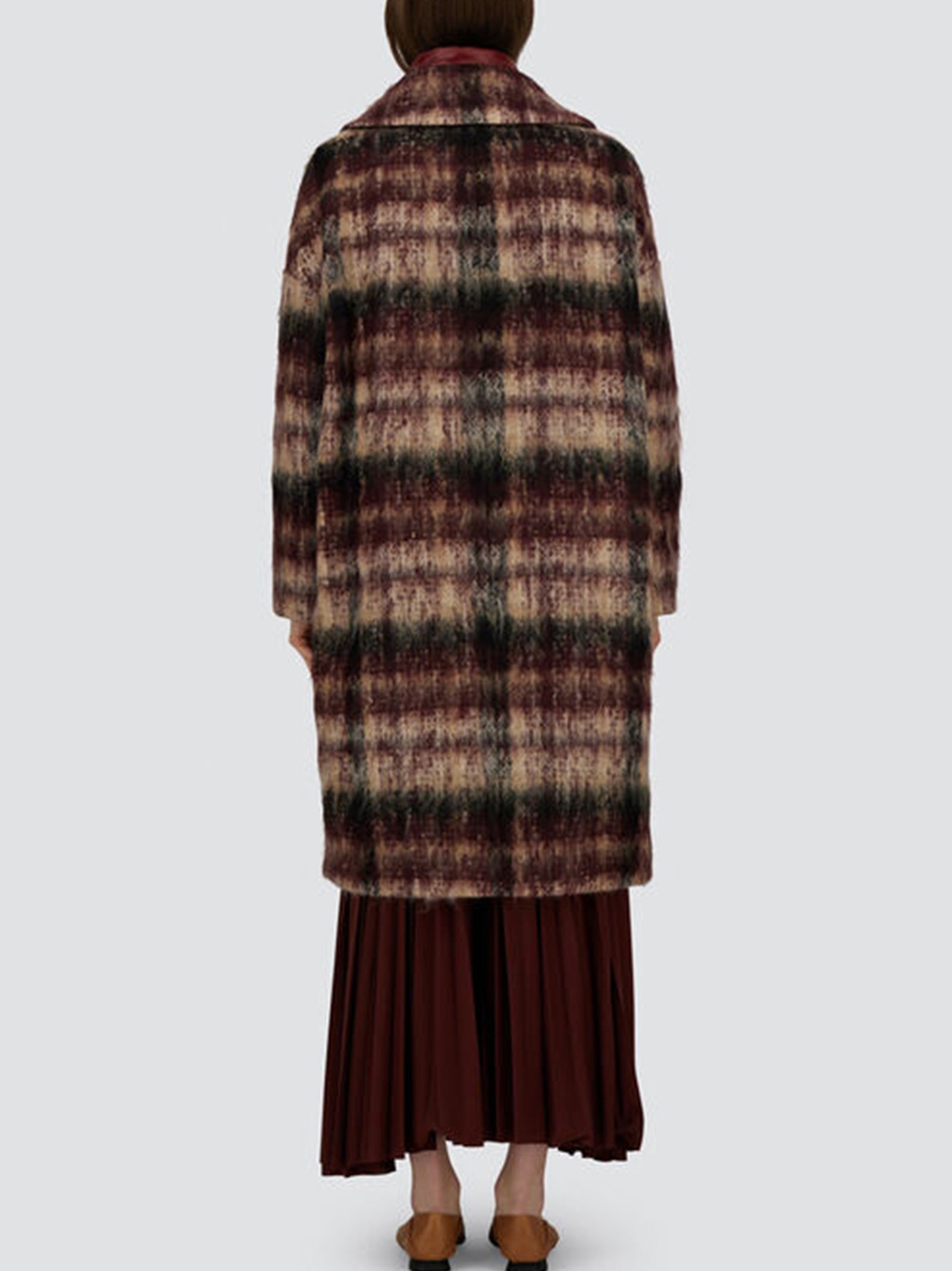 Herno Cappotto In Mohair Check Wool E Nylon Ultralight-3