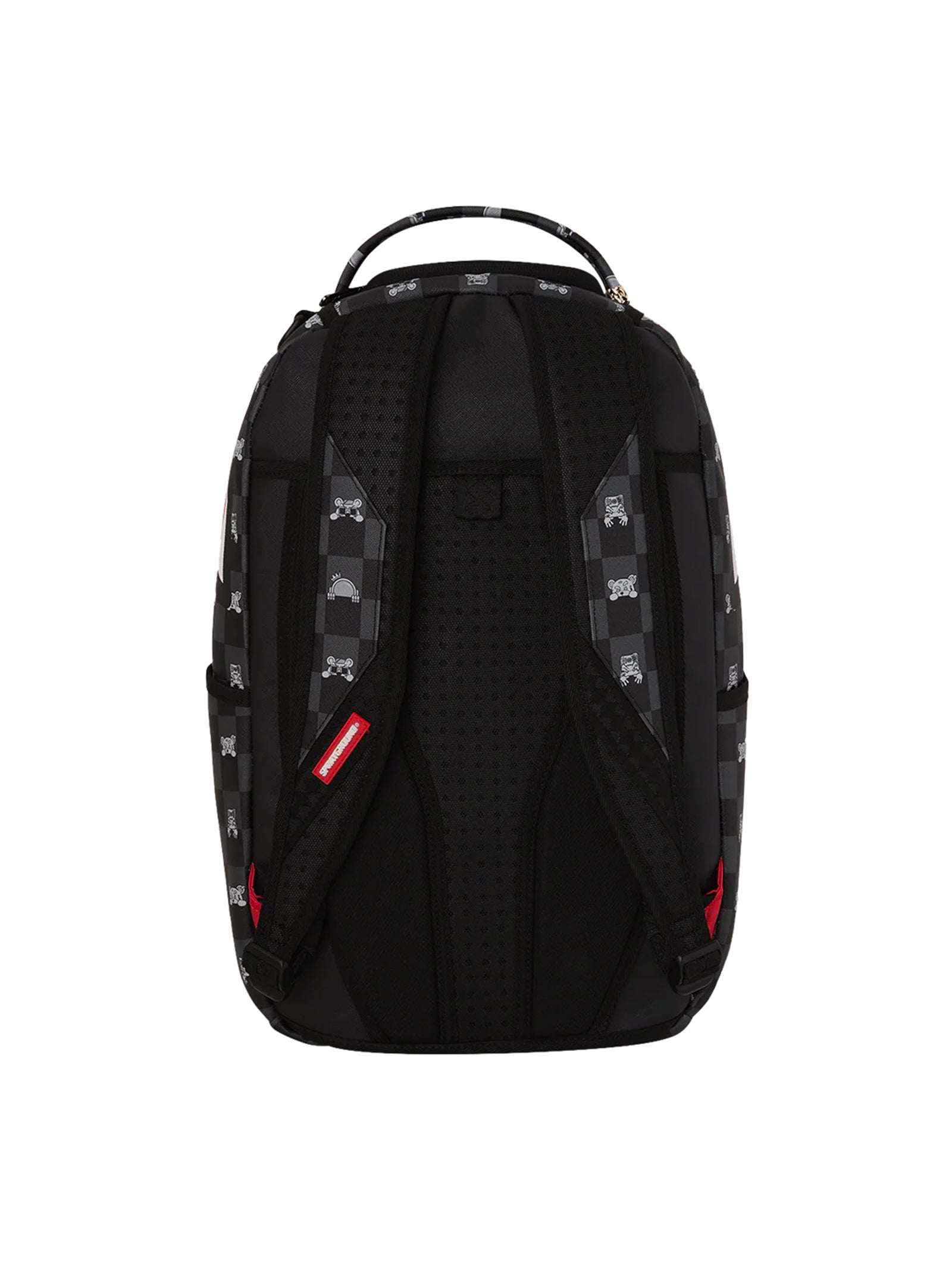 Gray Peeking Character Check Dlxsv Backpack-3