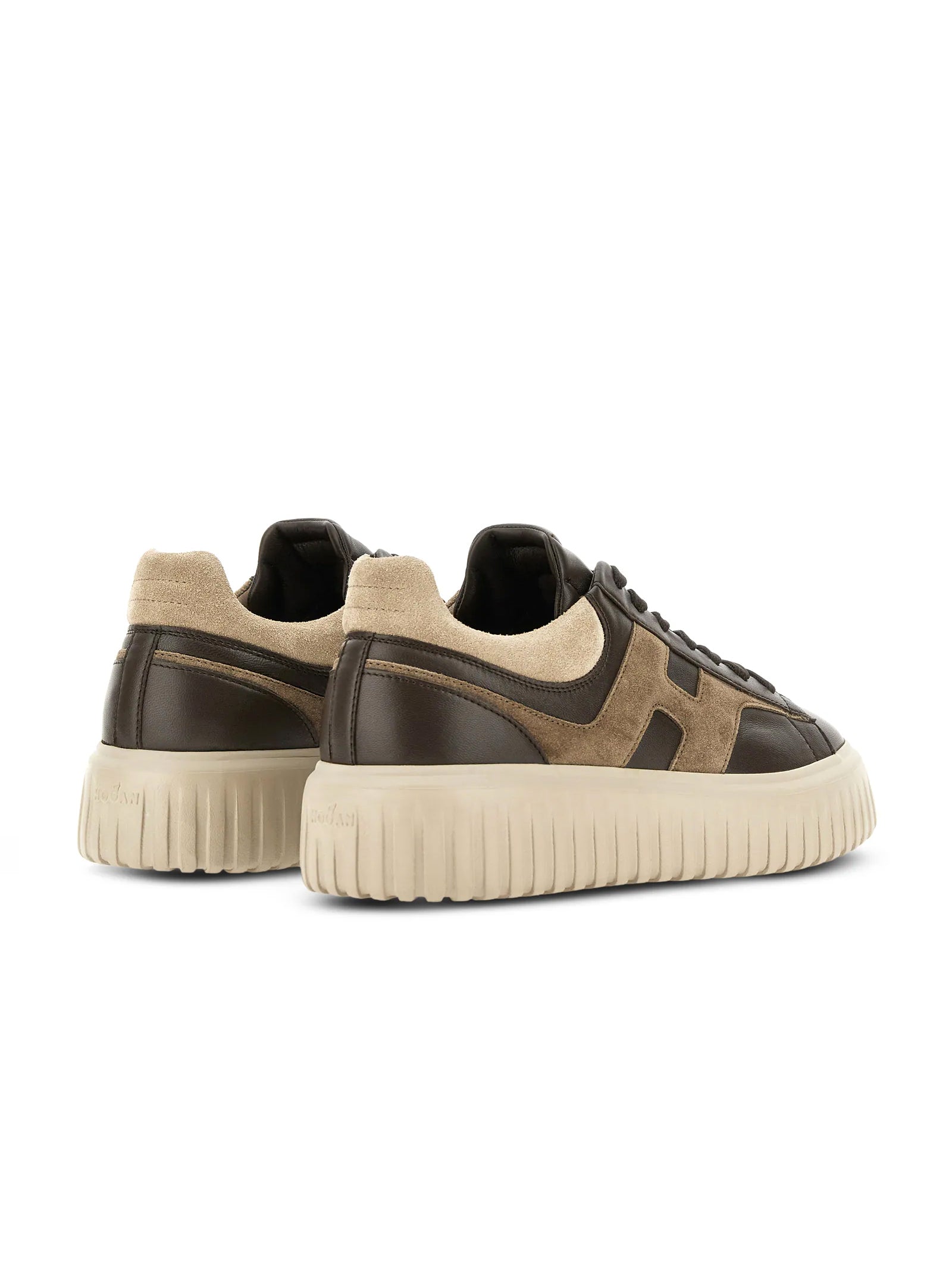 Hogan Sneakers H-Stripes Marrone-3