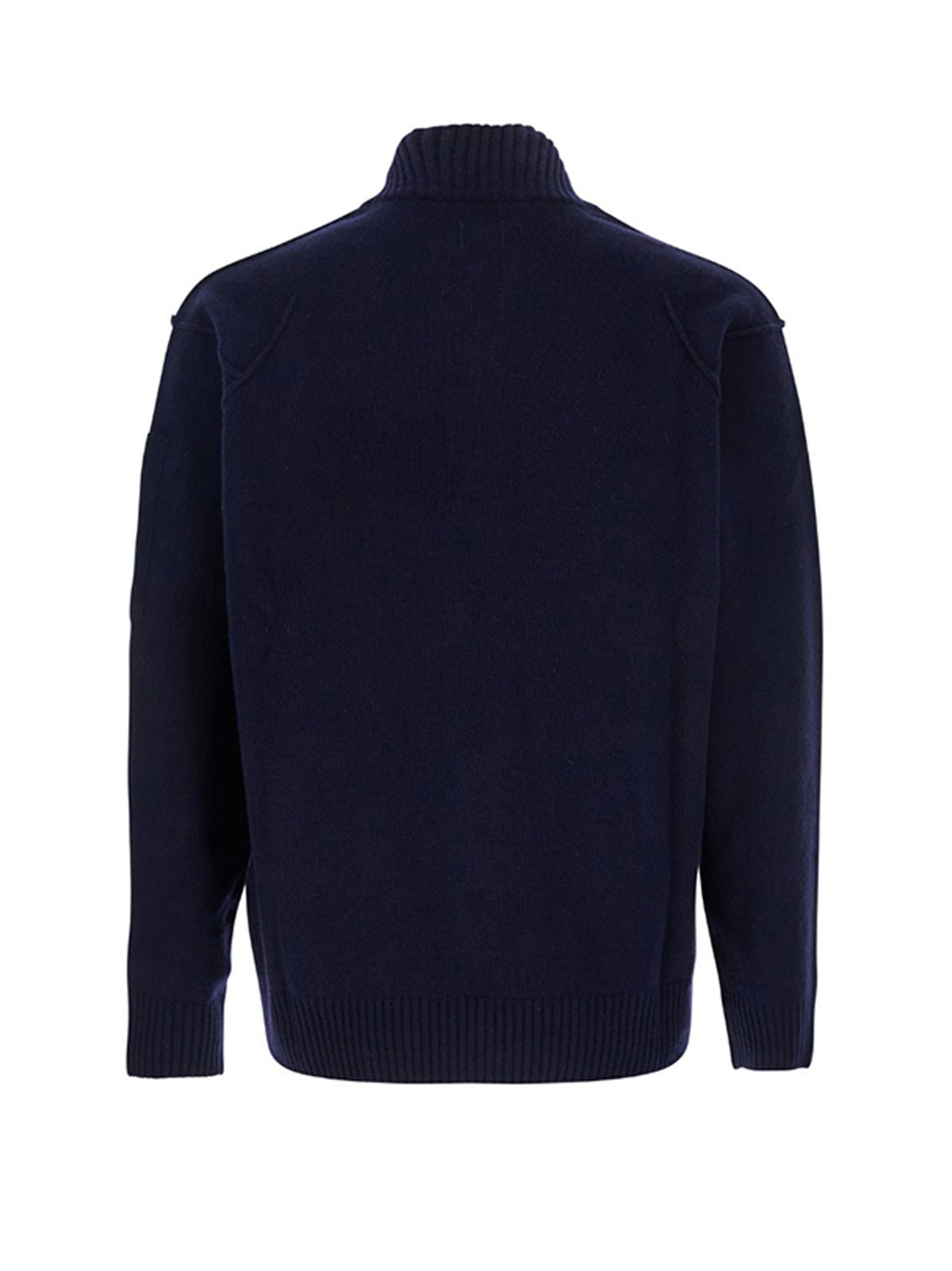 Cp Company Lambswool Grs Full Zip Sweater-2