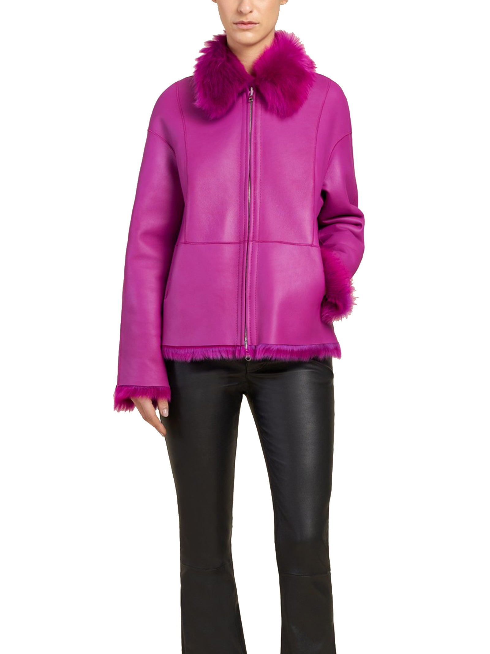 Giacca In Shearling Reversibile-3