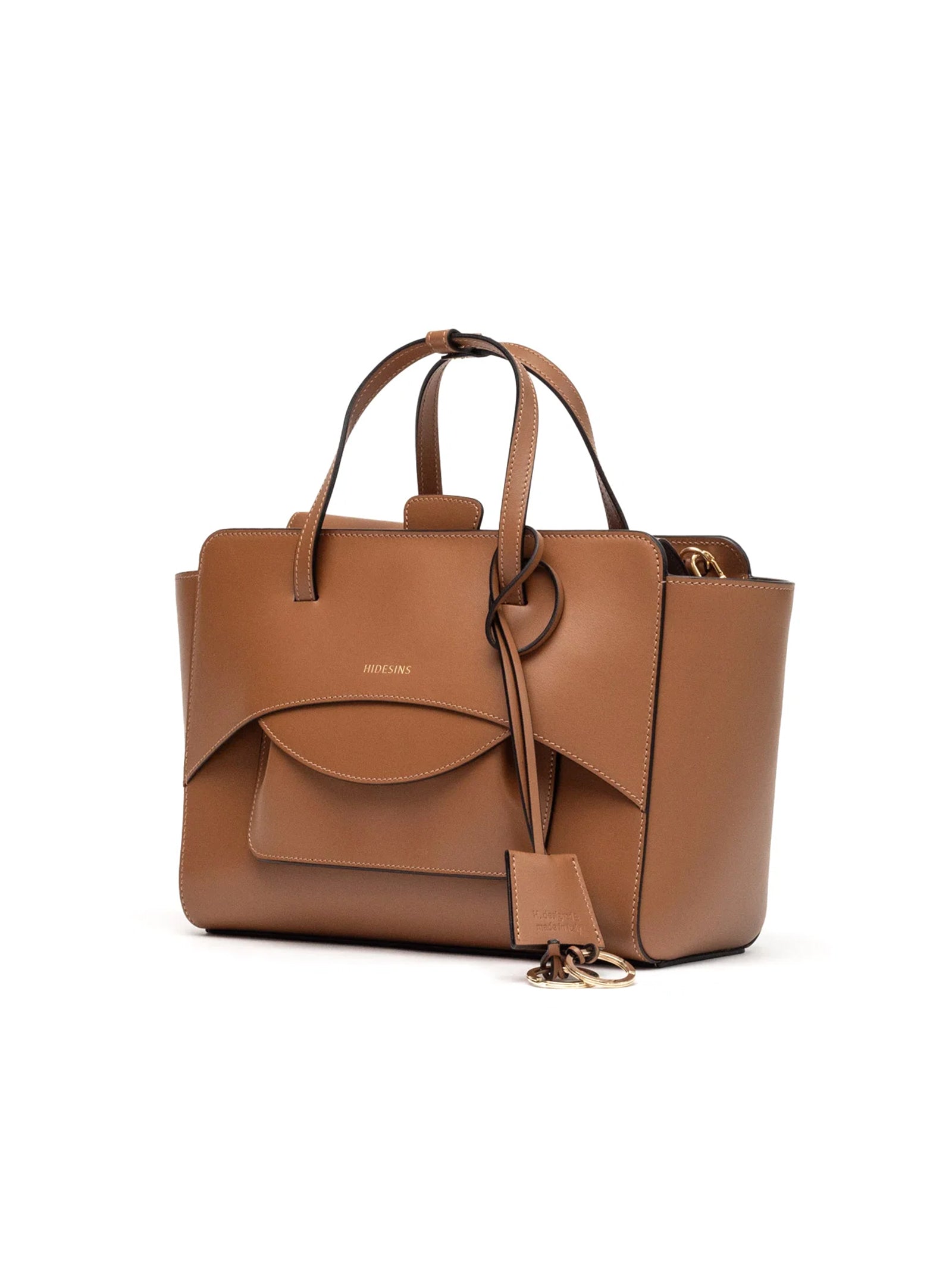 Hidesins Bag Flap M Caramel-4
