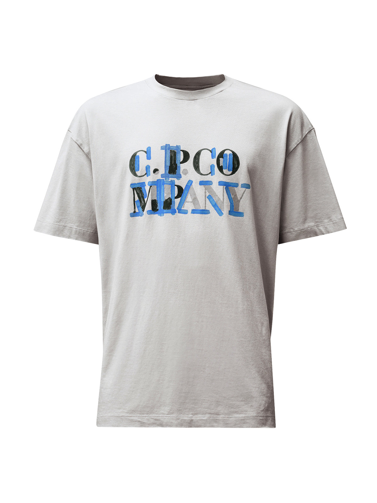 Jersey Blurred Logo T-Shirt-1