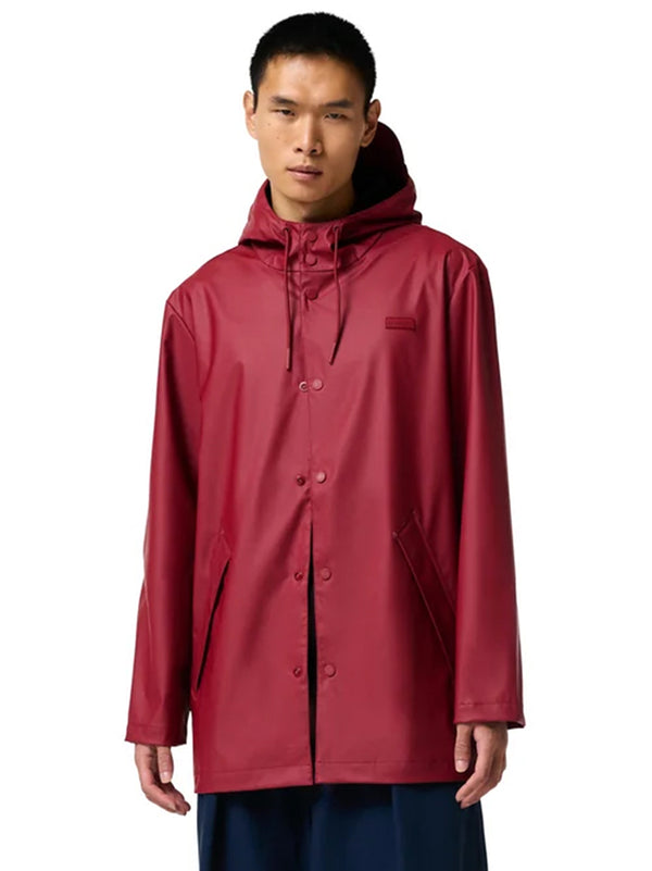 Hunter Giubbino Jo PU Raincoat Merlot