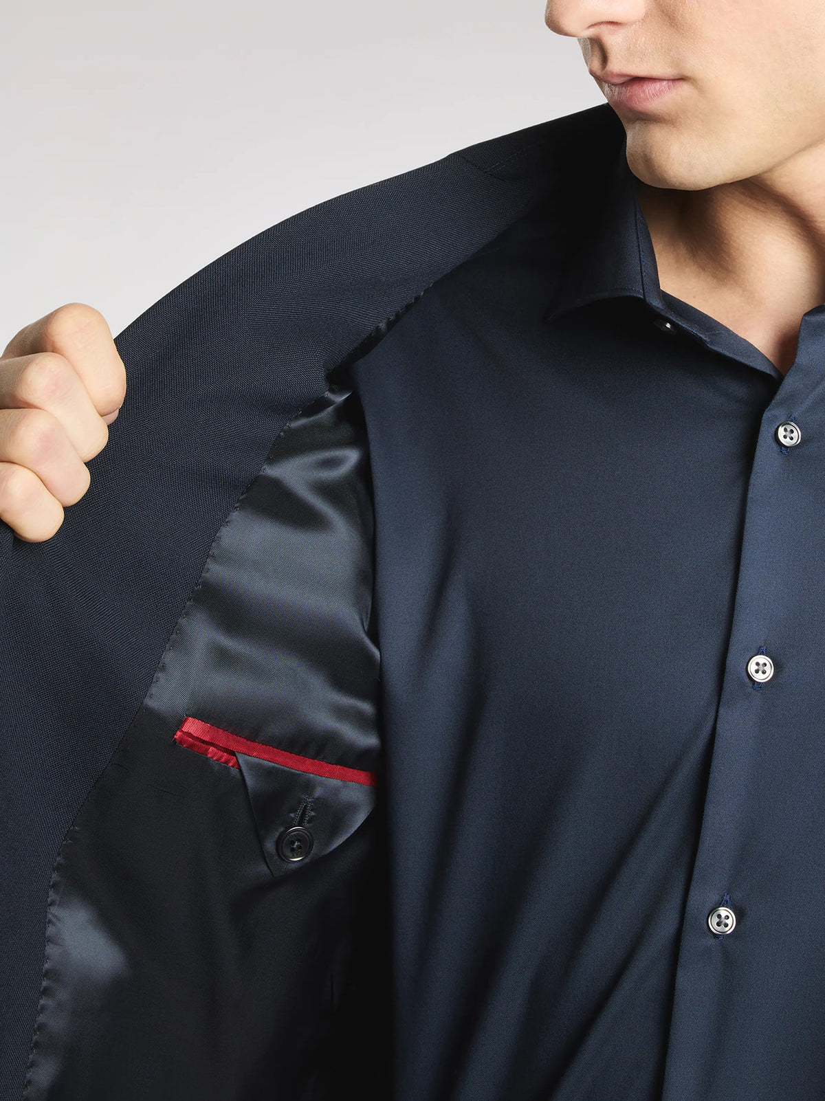 Fay Giacca Travel Jacket 2 Bottoni Blue-4