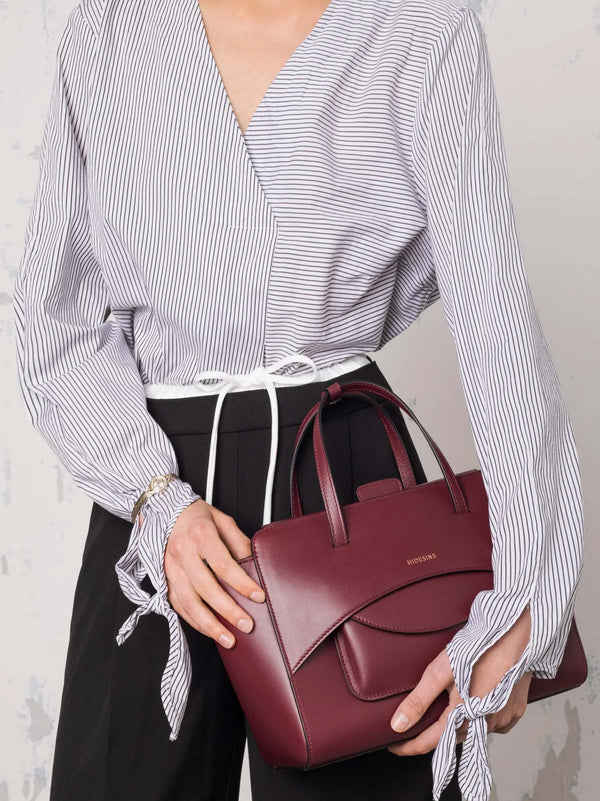 Hidesins Bag Flap M Premiere Wine-2
