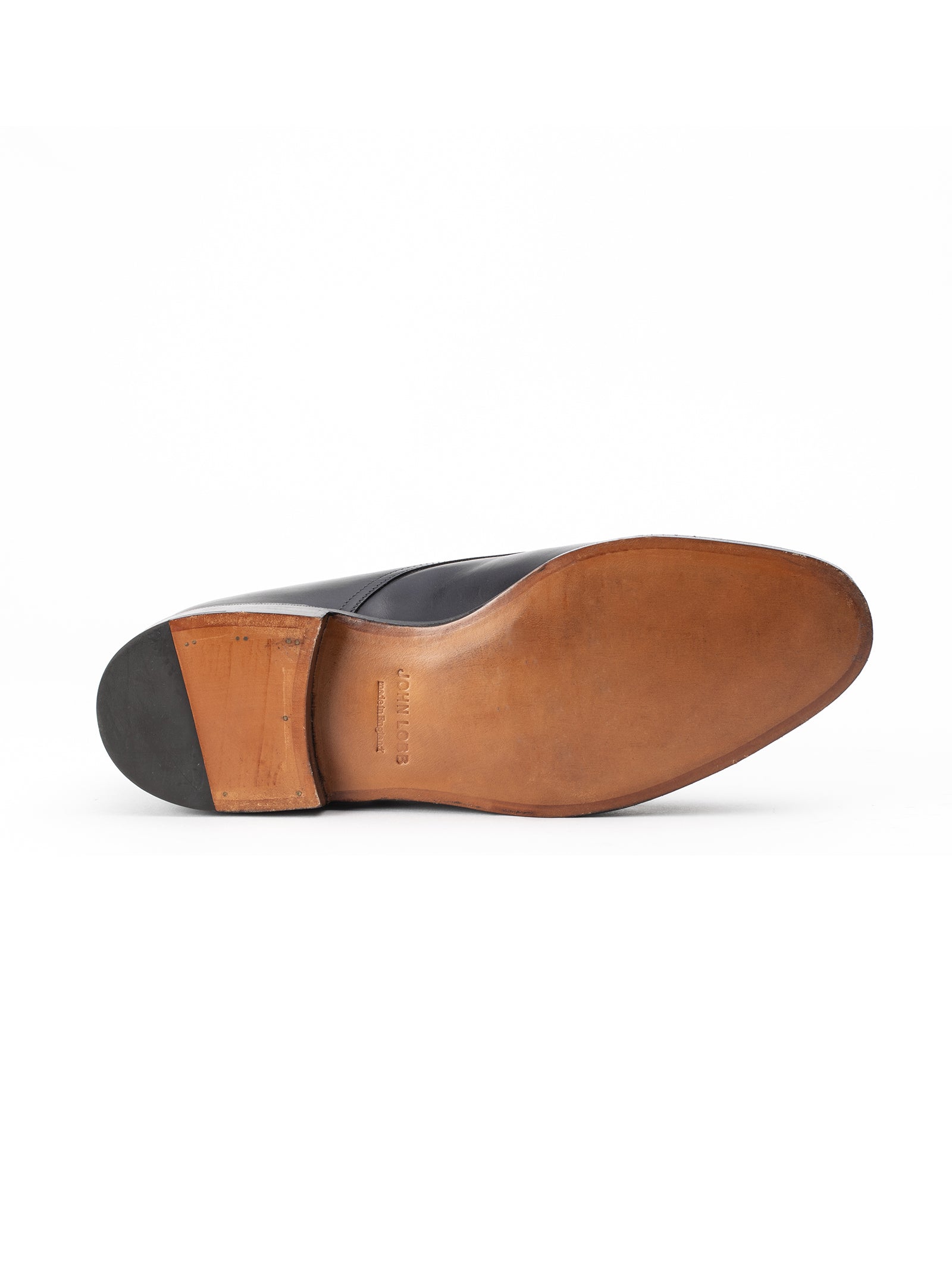 John Lobb Scarpe In Pelle  Doppia Fibbia Nere-3