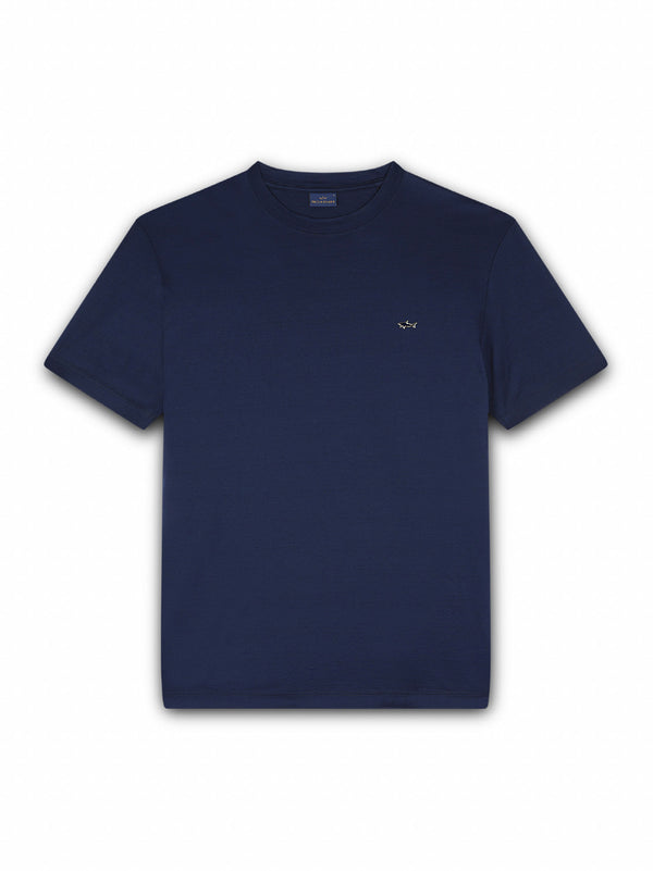 T-Shirt In Cotone Perlé