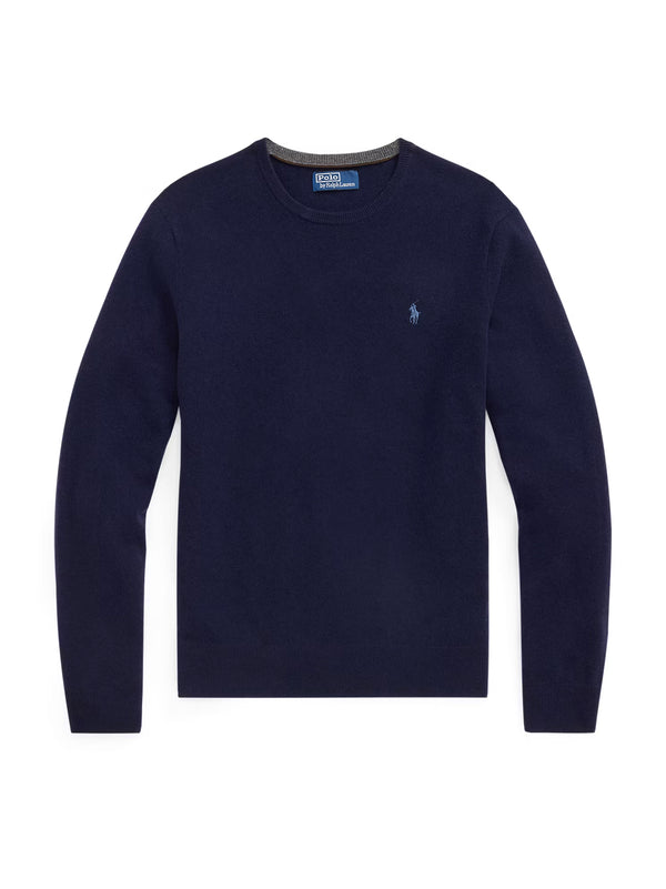 Polo Ralph Lauren Maglia In Lana A Girocollo Nero