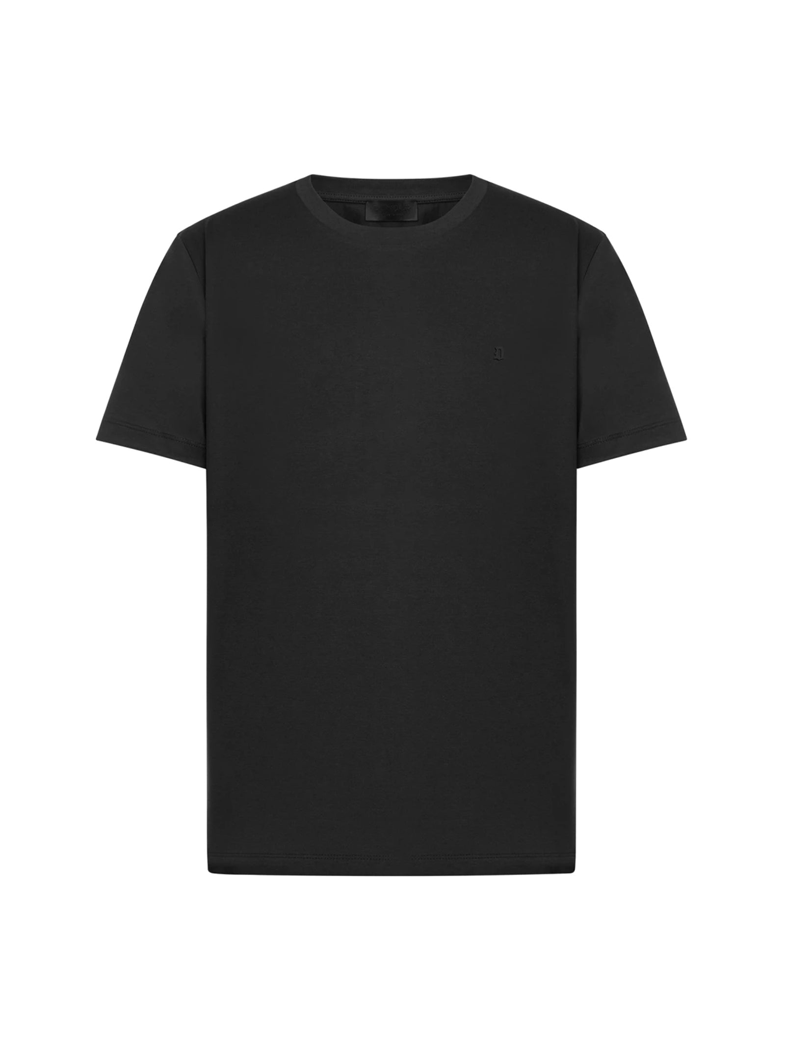 Dondup T-Shirt Girocollo Regular In Jersey Nero-1