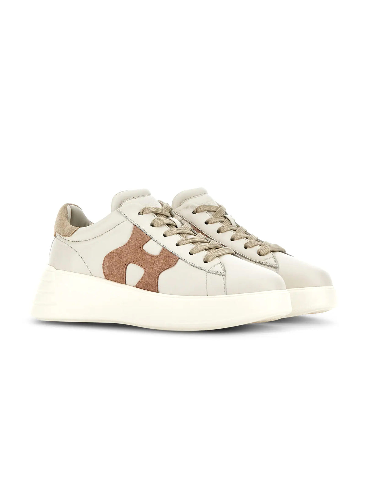 Hogan Sneakers Rebel avorio beige-2