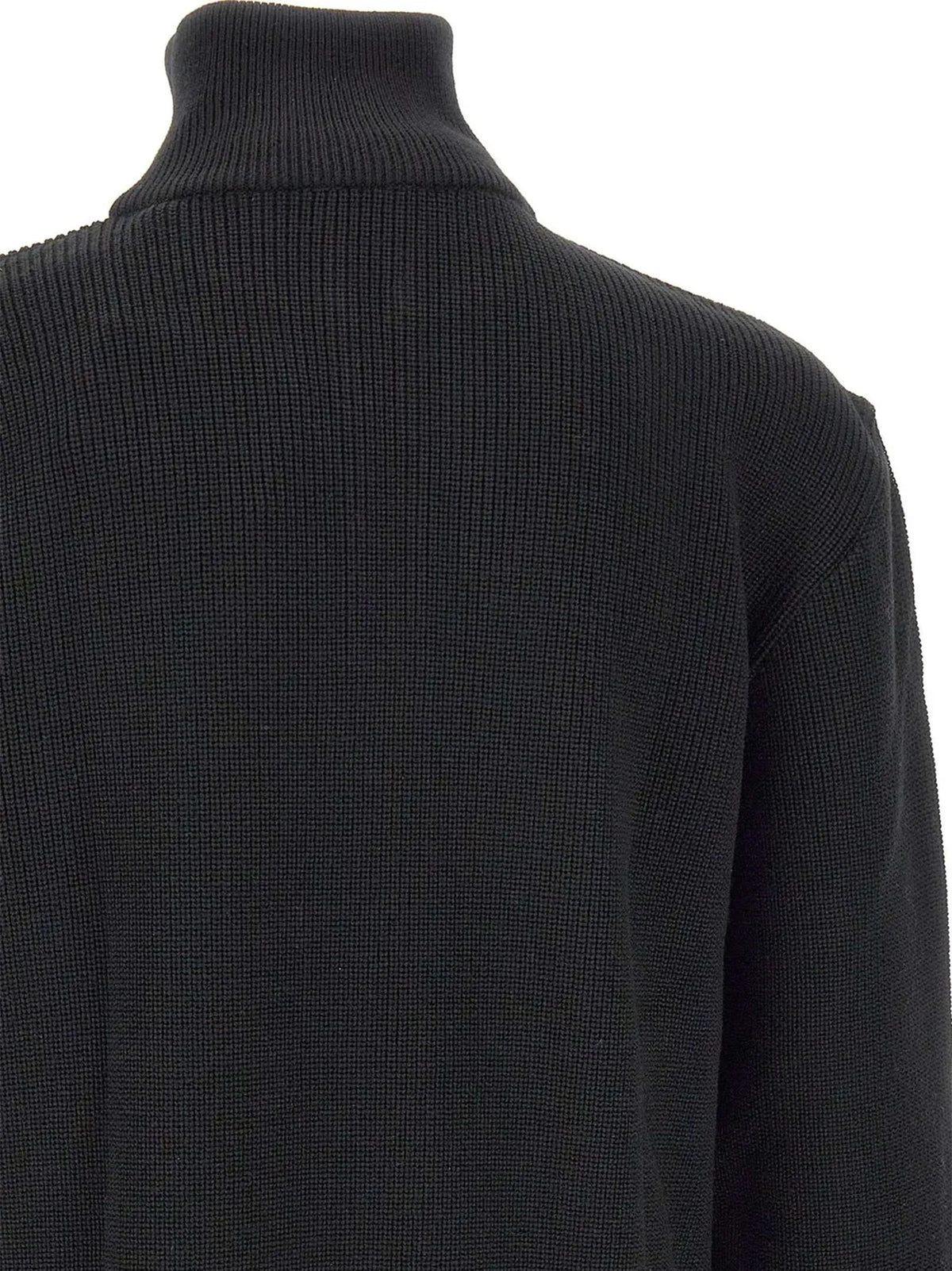 Paul&Shark Maglia Mezza Zip Lana Nera-3