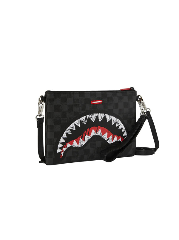 Scribble Shark Crossover Clutch-2