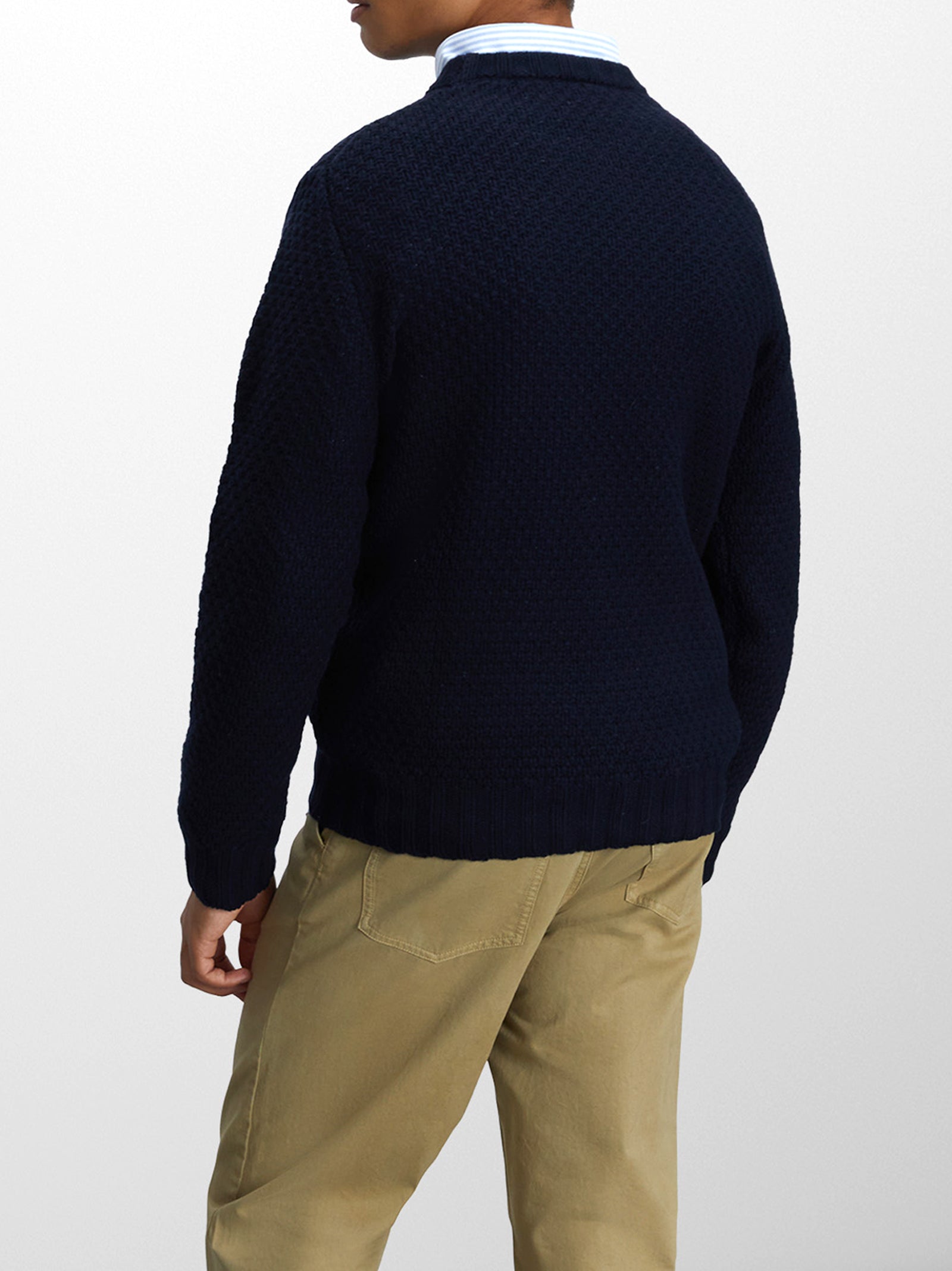 Maglione Girocollo In Lana Shetland-3
