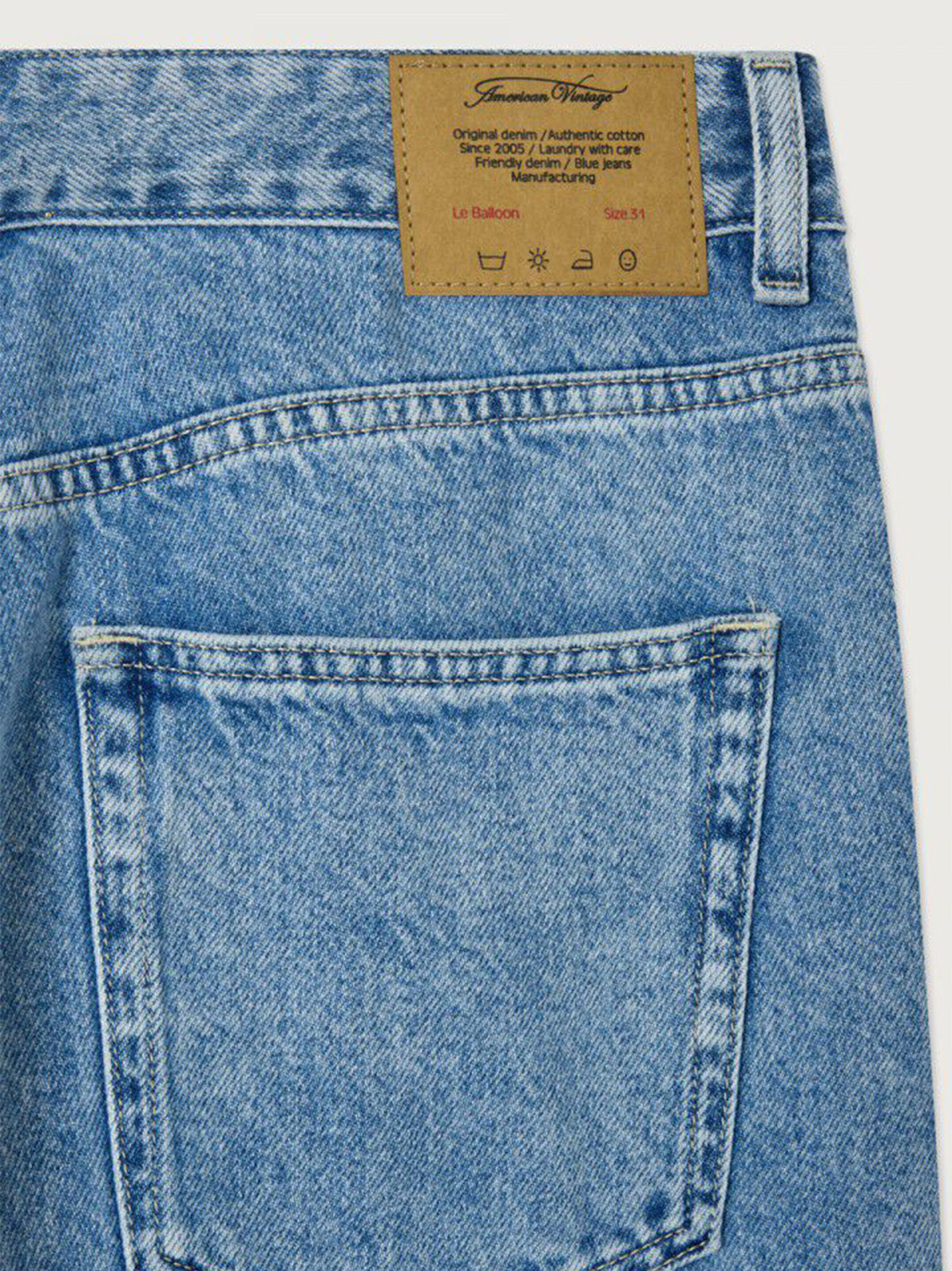 American Vintage Jeans Balloon-4