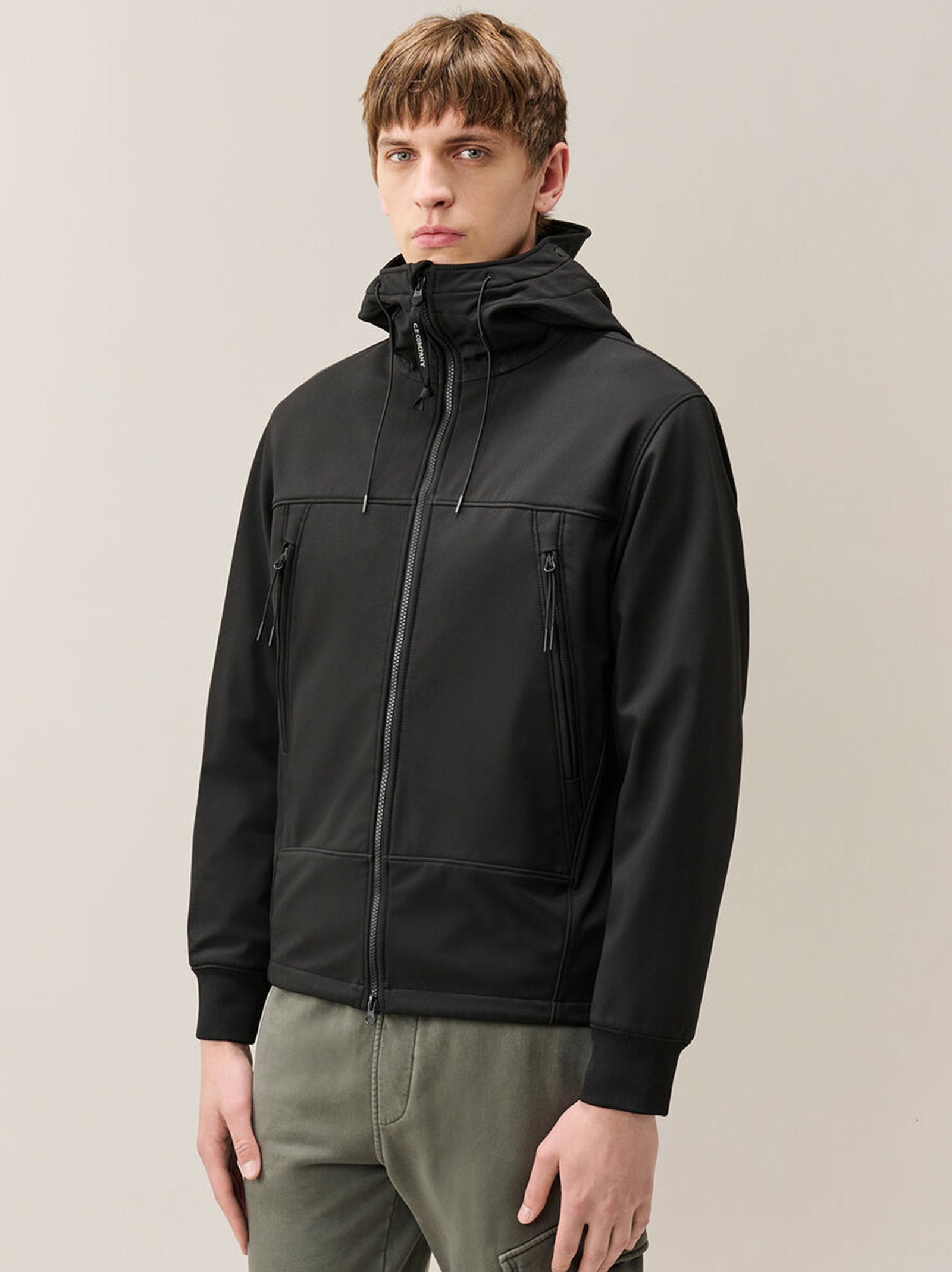 Cp Company Shell Goggle Jacket Nera-2