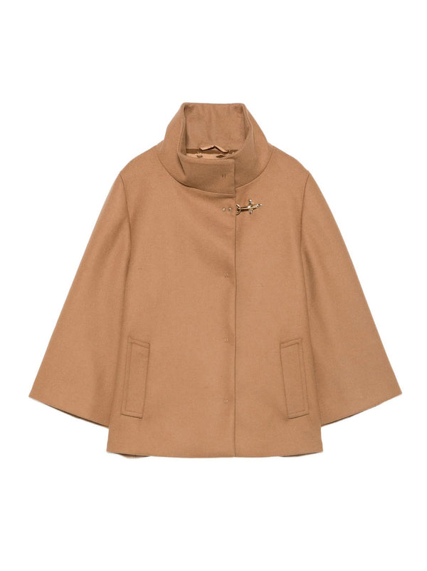 FAY CAPPA GANCIO LANA E CASHMERE CAMMELLO-FAY-NAW12534490YMV C809