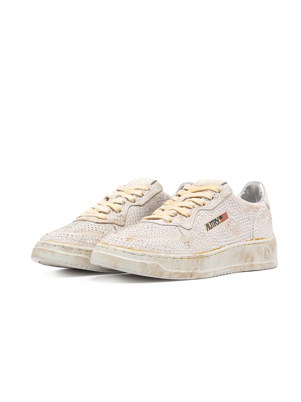 Autry Sneakers Medalist Low Wom Strass-2
