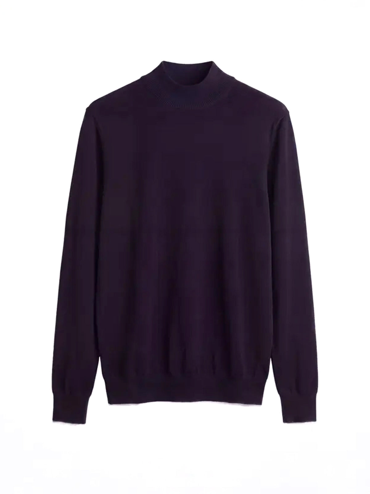 Drumohr Maglione Lupetto In Lana Merino Blue-1