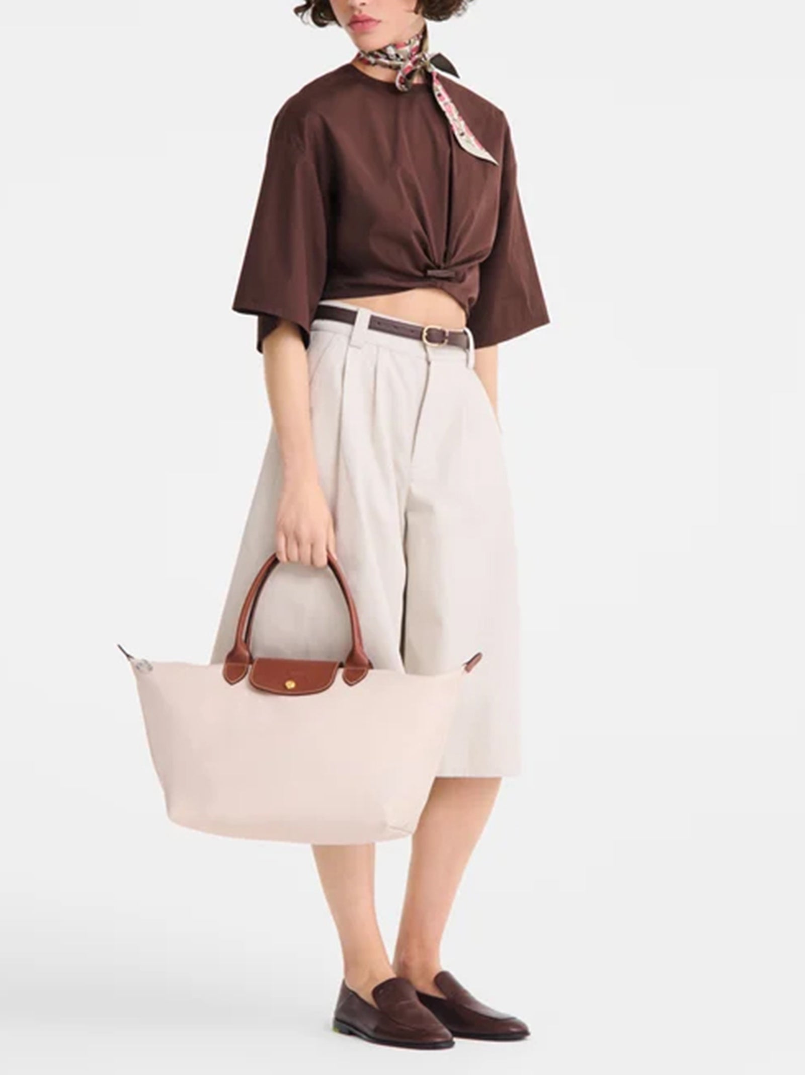 Longchamp Paris Borsa Con Manico L Le Pliage Original Carta-2