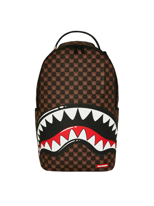 Sprayground Zaino Sharks In Paris Wtf Bubble Brown Check