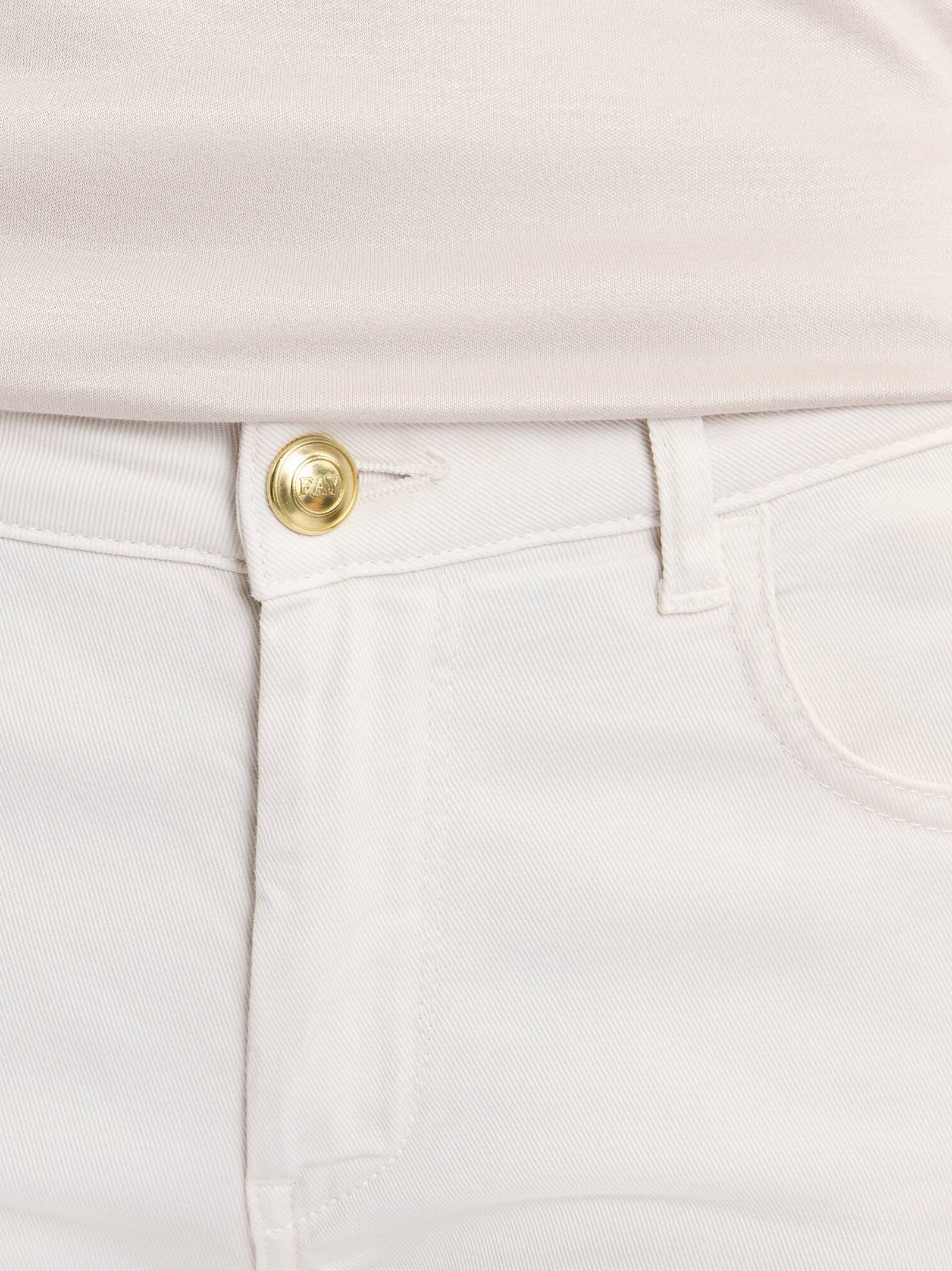 Pantaloni 5 Tasche In Cotone Stretch-4