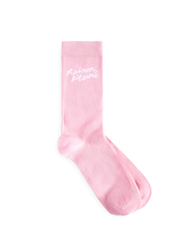 Maison Kitsune Handwriting Socks