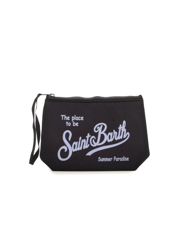 SAINT BARTH POCHETTE ALINE NERA-SAINT BARTH-ALIN001 08503L