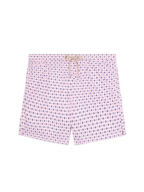 Ostume Mare Lighting Micro Rosa Con Stampa Geometrica All-Over di SAINT BARTH - uomo