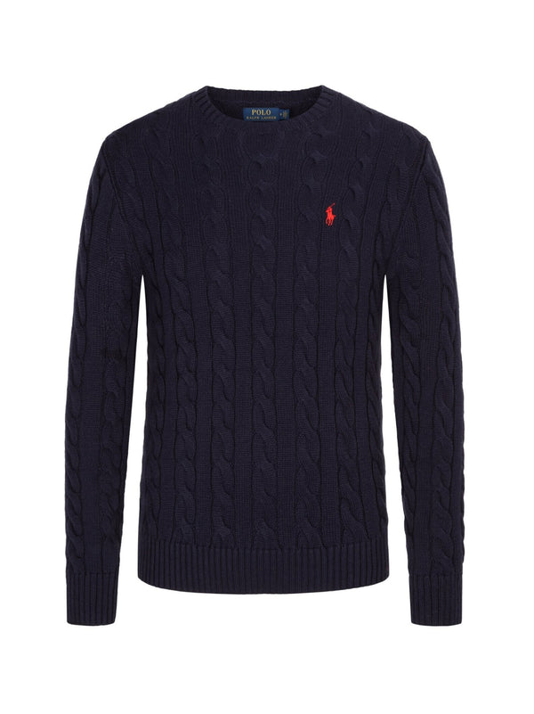 Maglia Girocollo Trecce