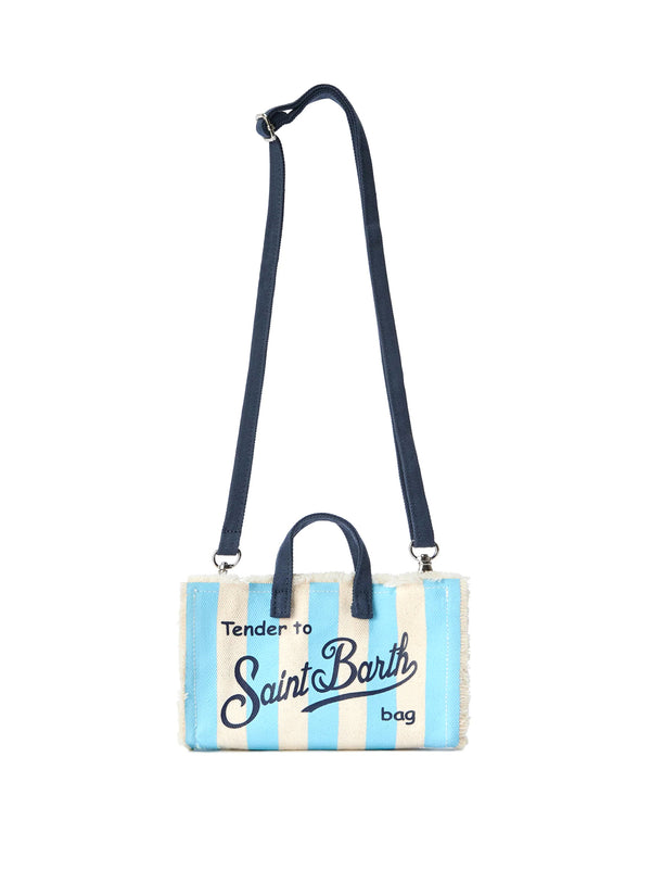 SAINT BARTH PHONE BAG RIGHE BIANCO AZZURRO-SAINT BARTH-PHONE001 02689L