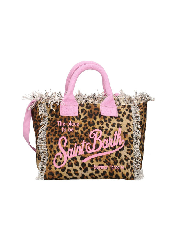 Borsa Colette Leopard di SAINT BARTH - donna sand leopard