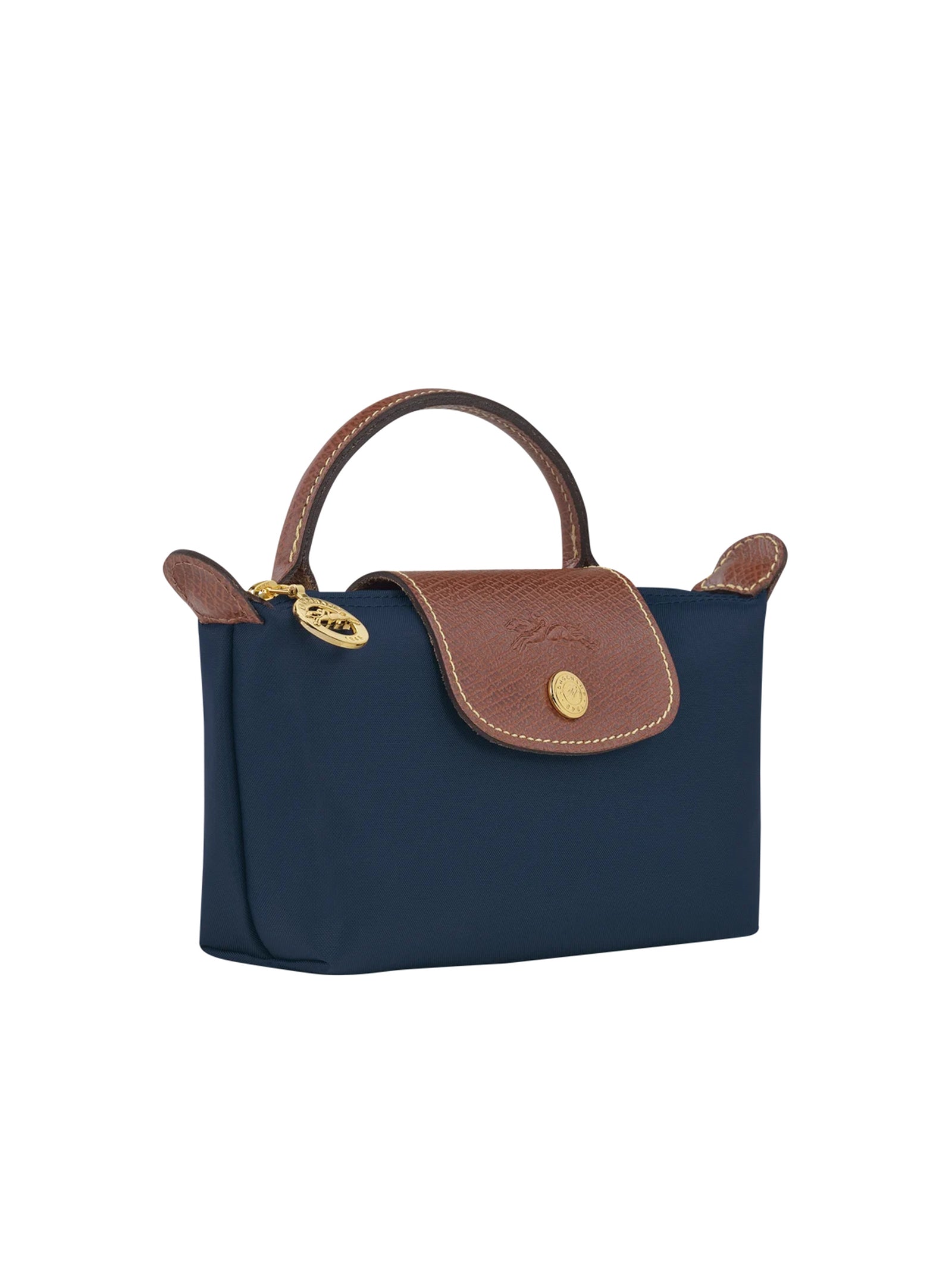 Longchamp Paris Le Pliage Original Pochette Blu-3
