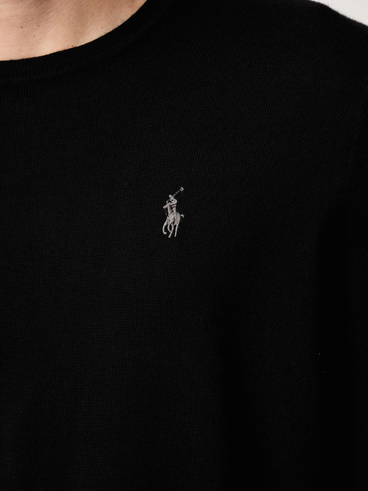 Polo Ralph Lauren Maglia Girocollo Nero-3