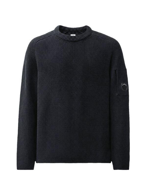 Cp Company Maglia Girocollo Costine Nera
