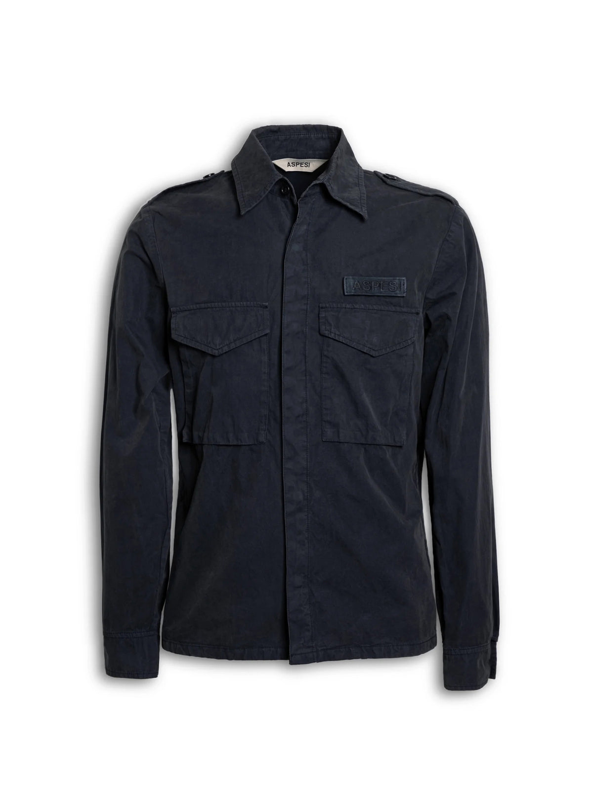 Aspesi Camicia Field Shirt Blu-1