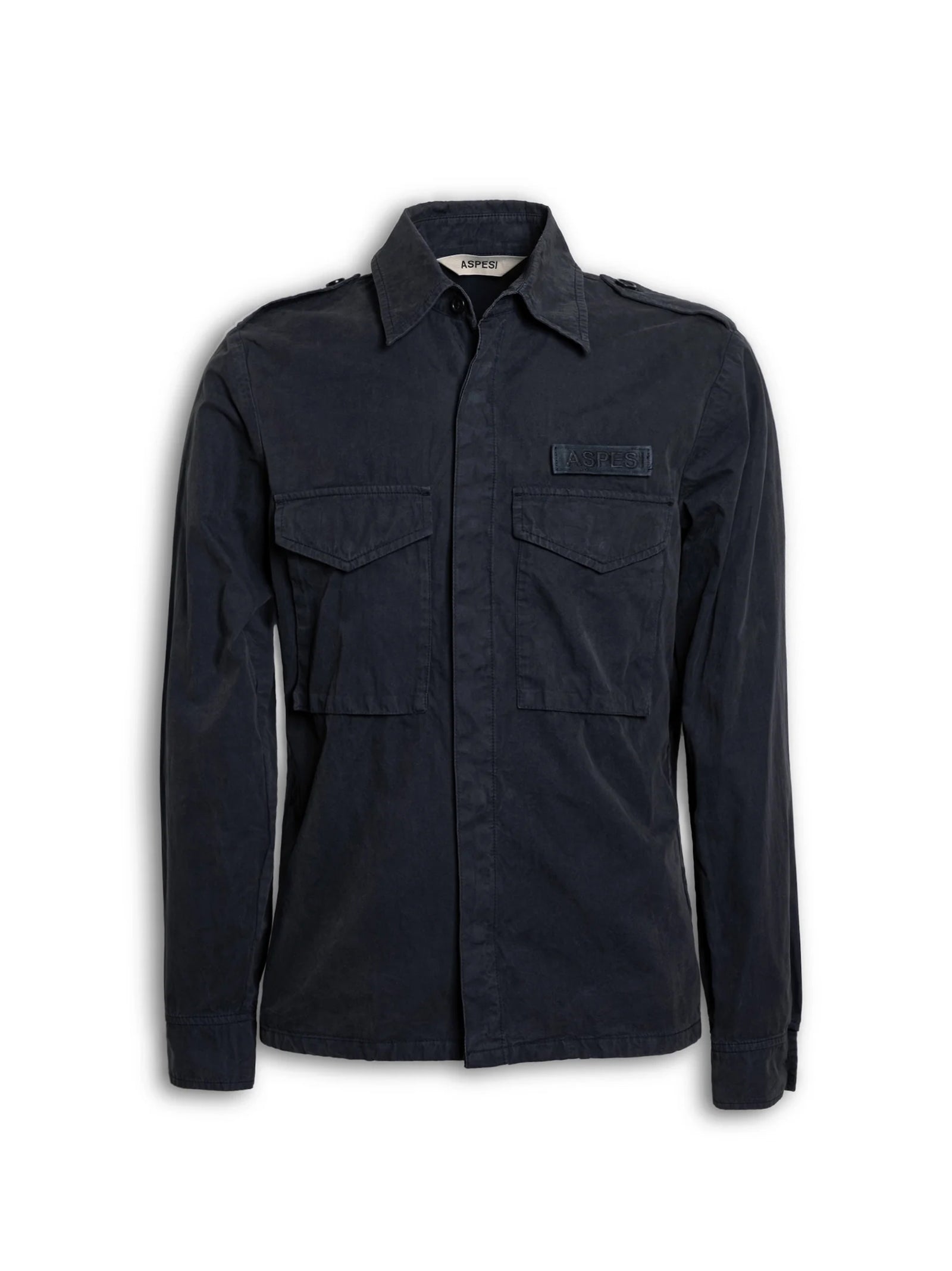 Aspesi Camicia Field Shirt Blu-1