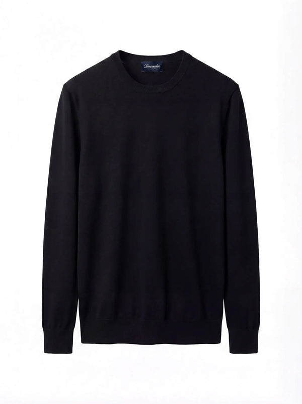 Maglia Girocollo In Cotone