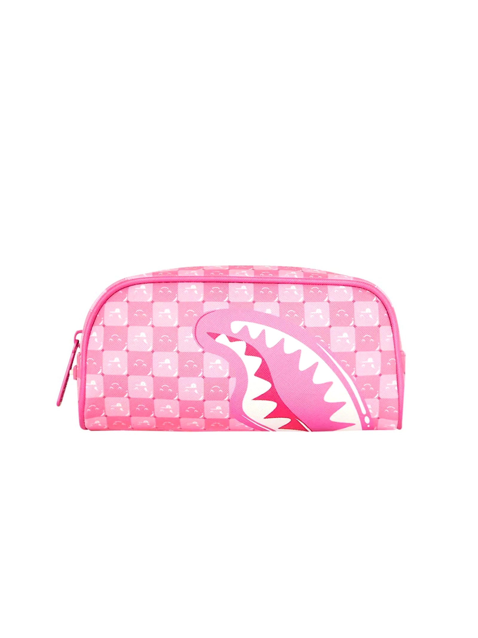 Sprayground Pink New Check Faces Pouch Rosa-1