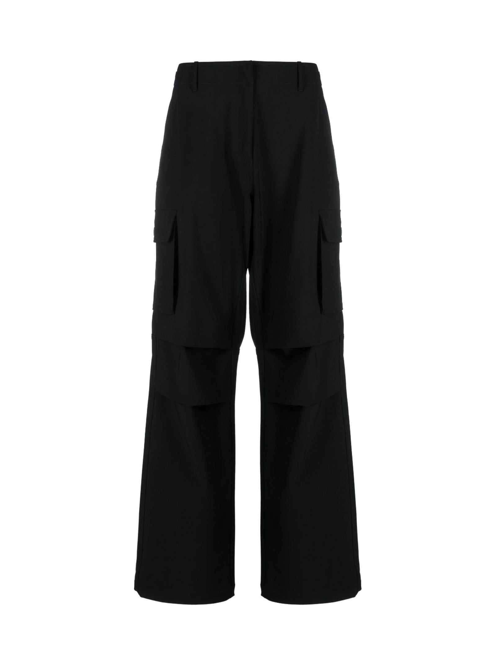 Pantaloni Cargo A Gamba Larga-1