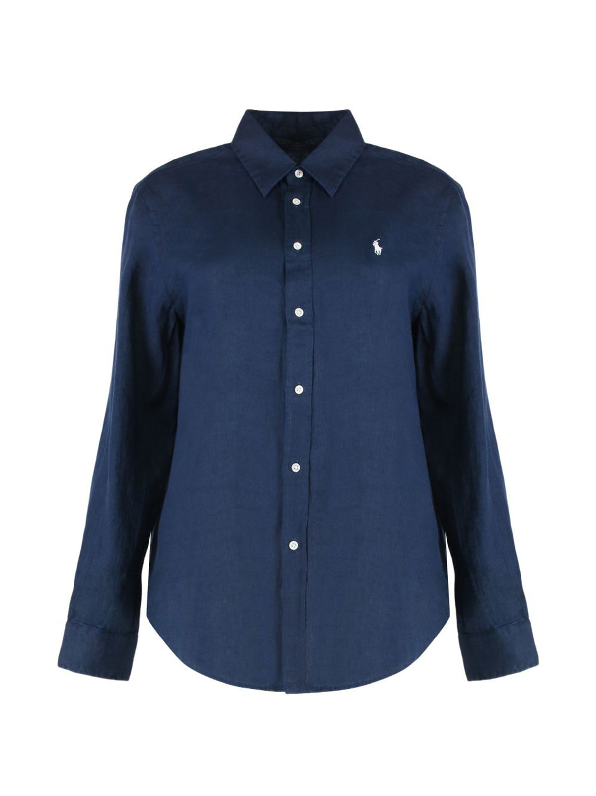 Camicia In Lino Classic-Fit-1