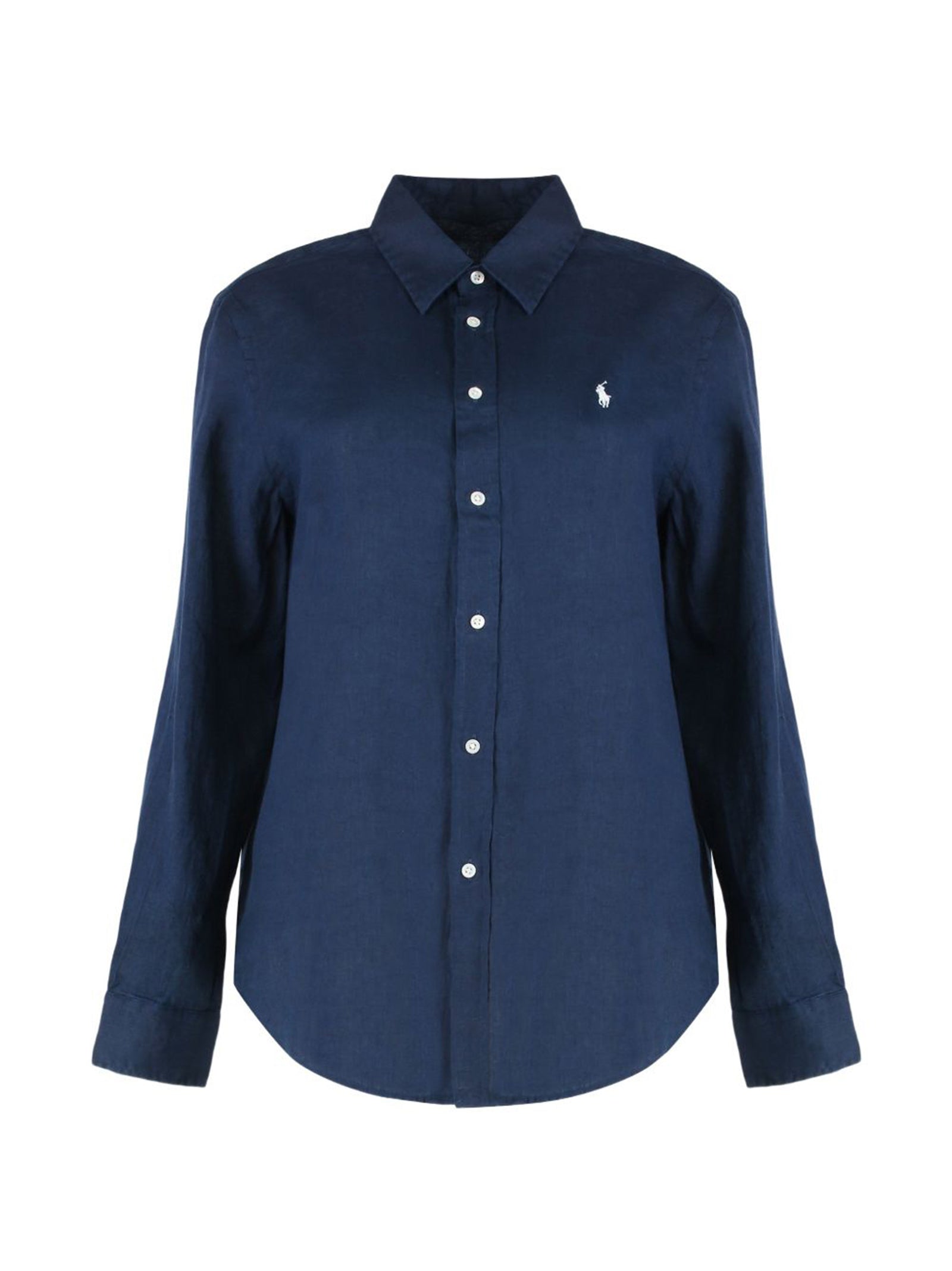 Camicia In Lino Classic-Fit-1