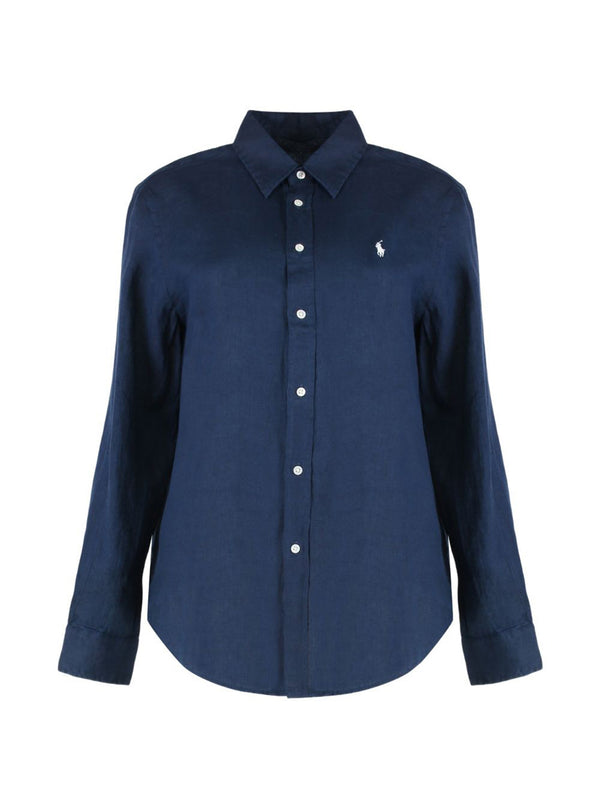 Camicia In Lino Classic-Fit